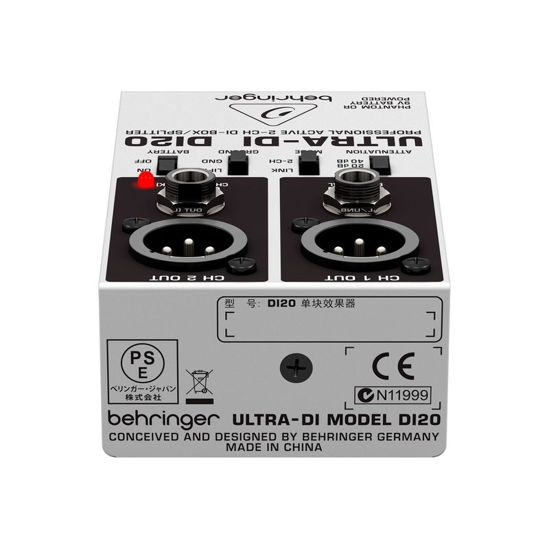 Behringer-DI20--Direct-Box-Ativo