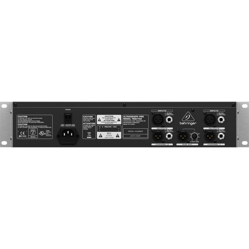 Behringer-FBQ3102--Equalizador-Grafico-Analogico
