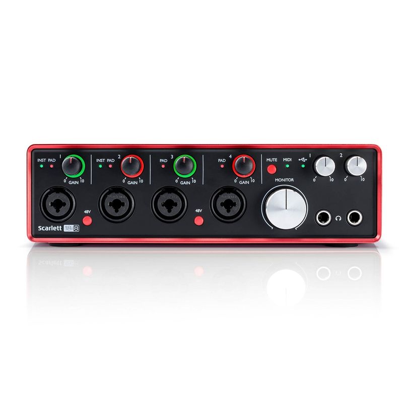 FOCUSRITE-SCARLETT-18i8-Interface-de-Audio--2ª-Geracao-