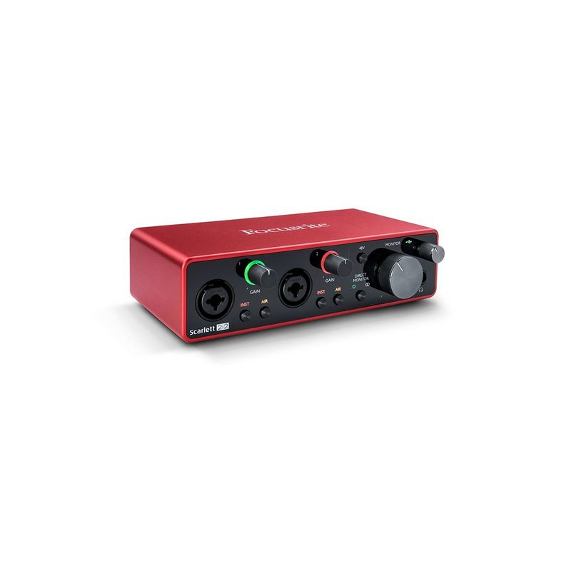 FOCUSRITE-SCARLETT-2i2-Interface-de-Audio--3ª-Geracao-