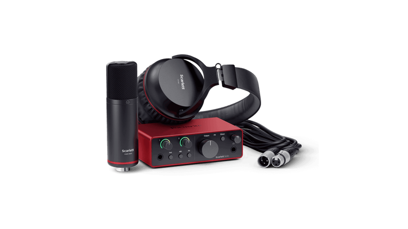 FOCUSRITE SOLO STUDIO (4TH GEN) KIT INTERFACE MICROFONE